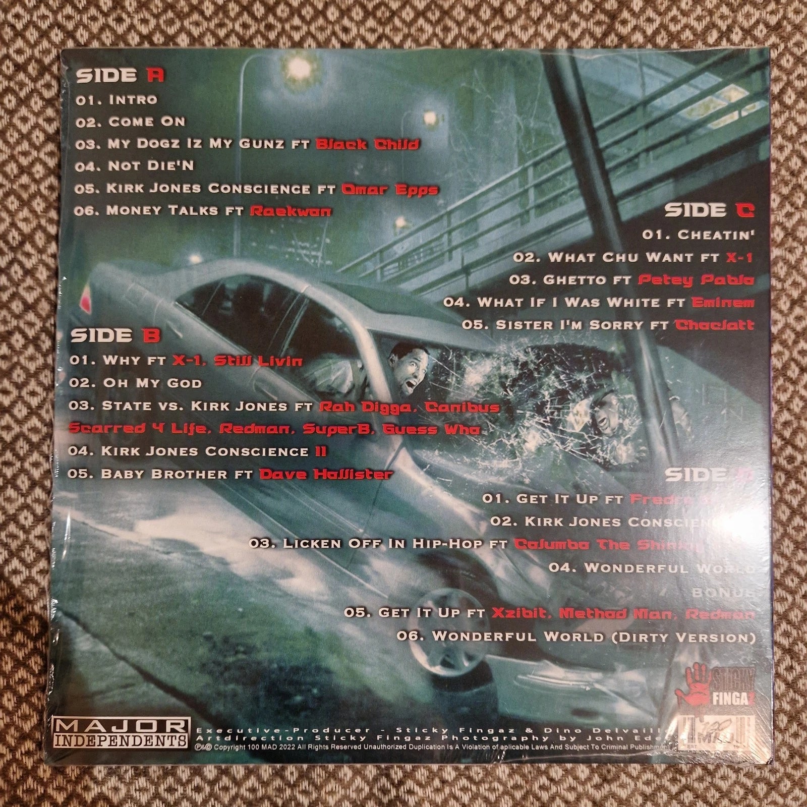 Sticky Fingaz – Black Trash: The Autobiography Of Kirk Jones / Vinyl LP limited on COLORED