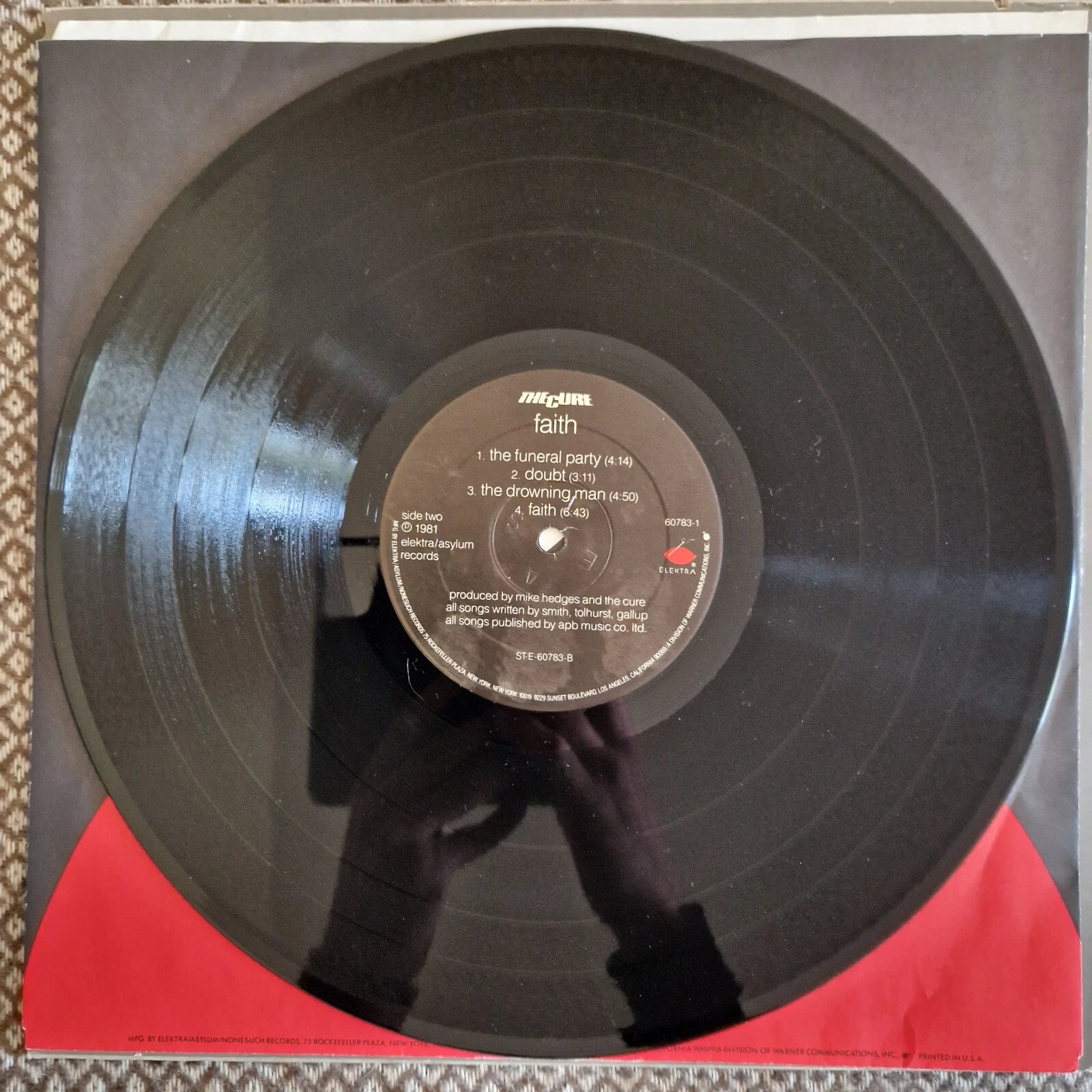 The Cure ‎– Faith / Vinyl LP (1988 US pressing)