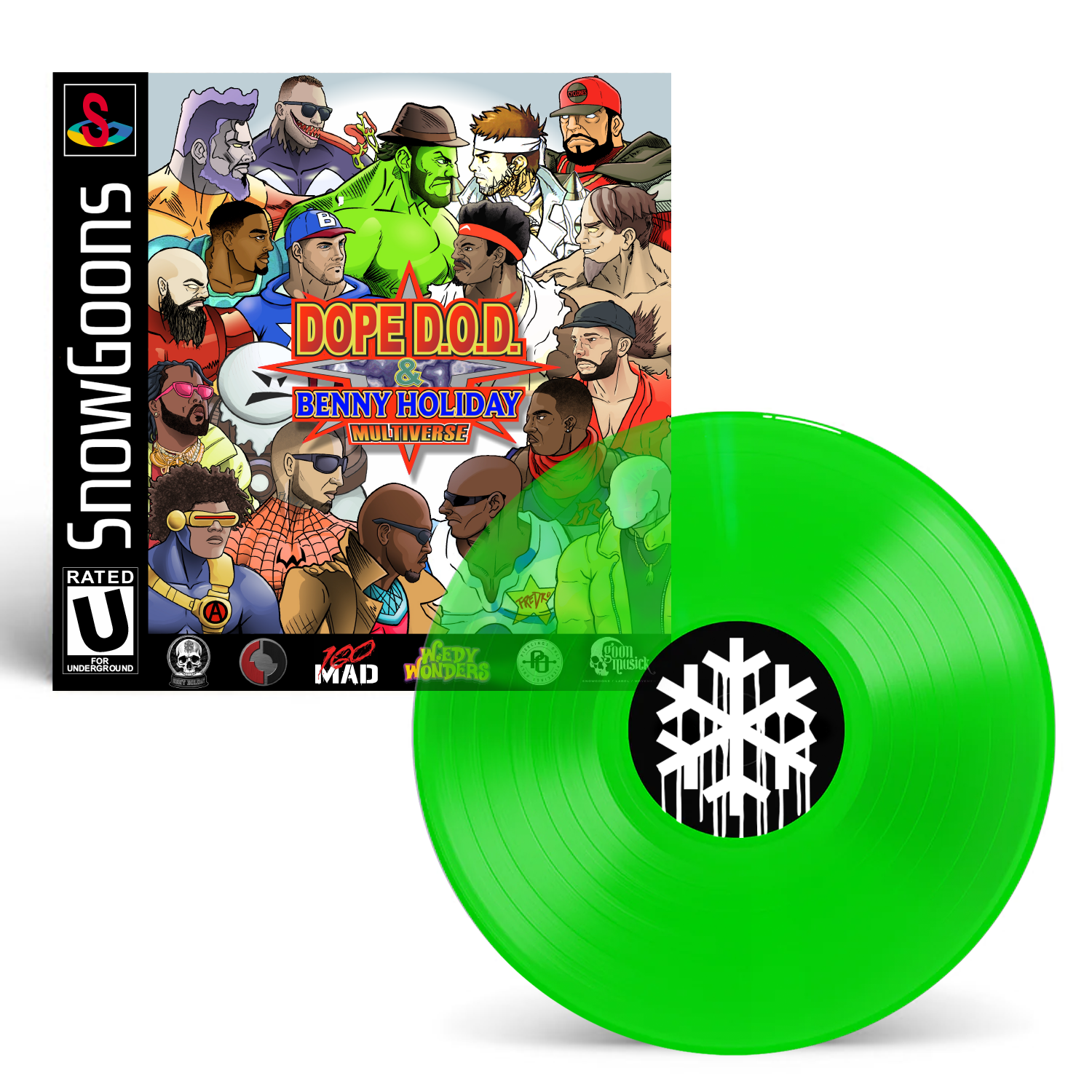 Dope D.O.D & Benny Holiday – Multiverse / Vinyl LP on GREEN
