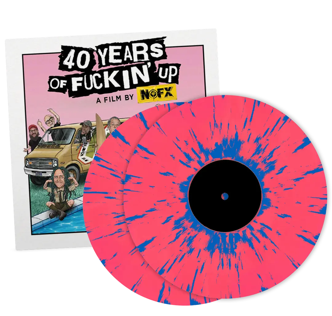 NOFX 40 Years of Fuckin' Up: Soundtrack and Score / Vinyl 2LP on COLORED presale
