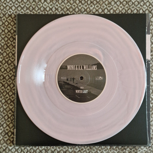 MONO & A.A. WILLIAMS - Exit in Darkness / Vinyl 10" on White With Pink Marble