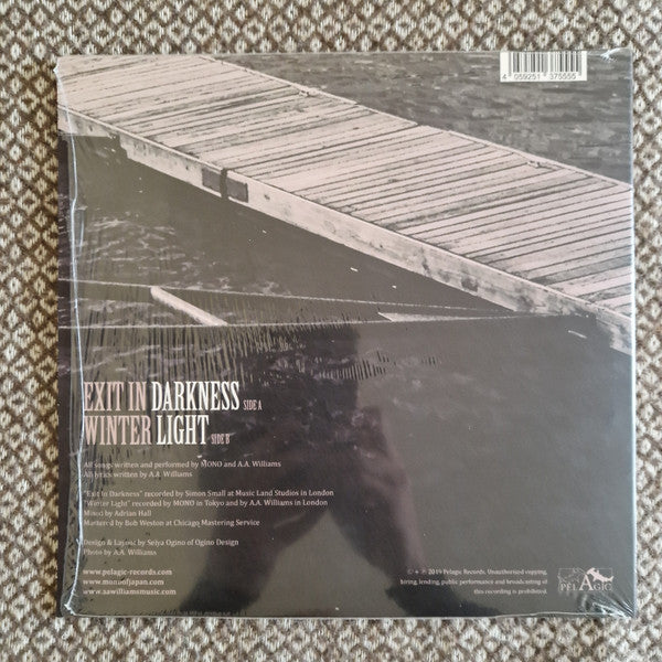 MONO & A.A. WILLIAMS - Exit in Darkness / Vinyl 10" on White With Pink Marble