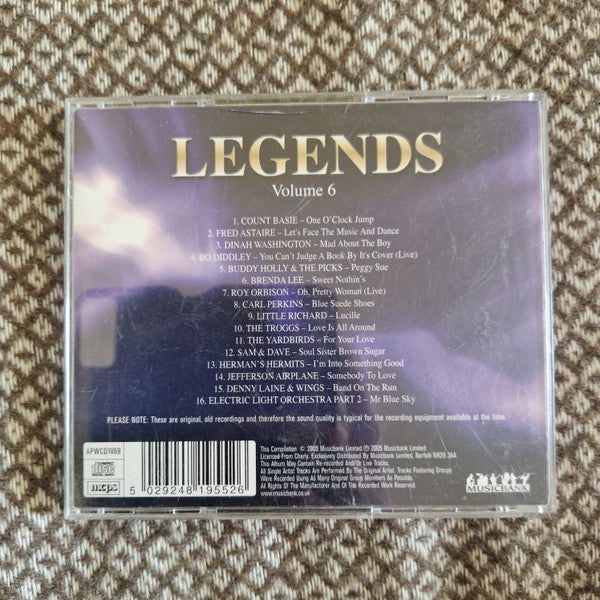 Various – Legends (Volume 6) / CD Album