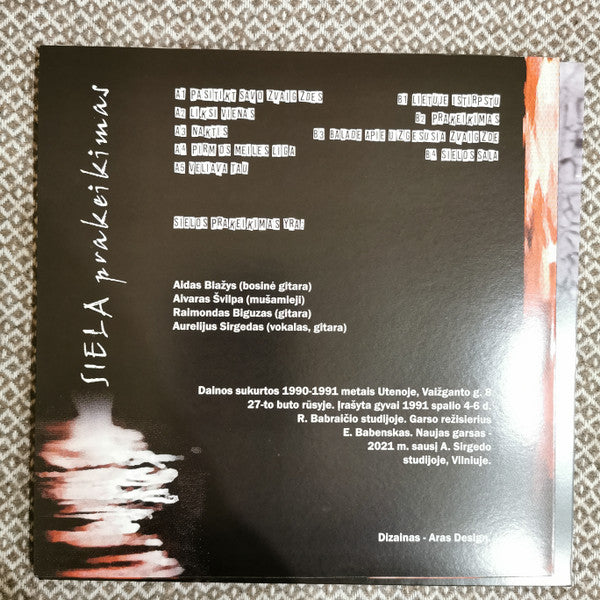 Siela – Prakeikimas / Vėjas Nešantis Naktį / Vinyl 2LP Colored Signed Insert