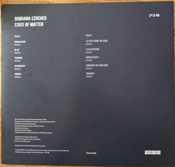 Dobrawa Czocher - State Of Matter / Vinyl LP