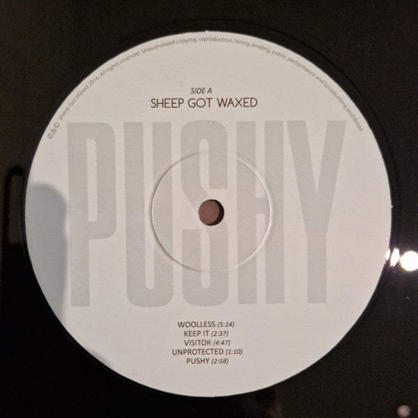 Sheep Got Waxed – Pushy / Vinyl LP SIGNED / AUTOGRAPHED