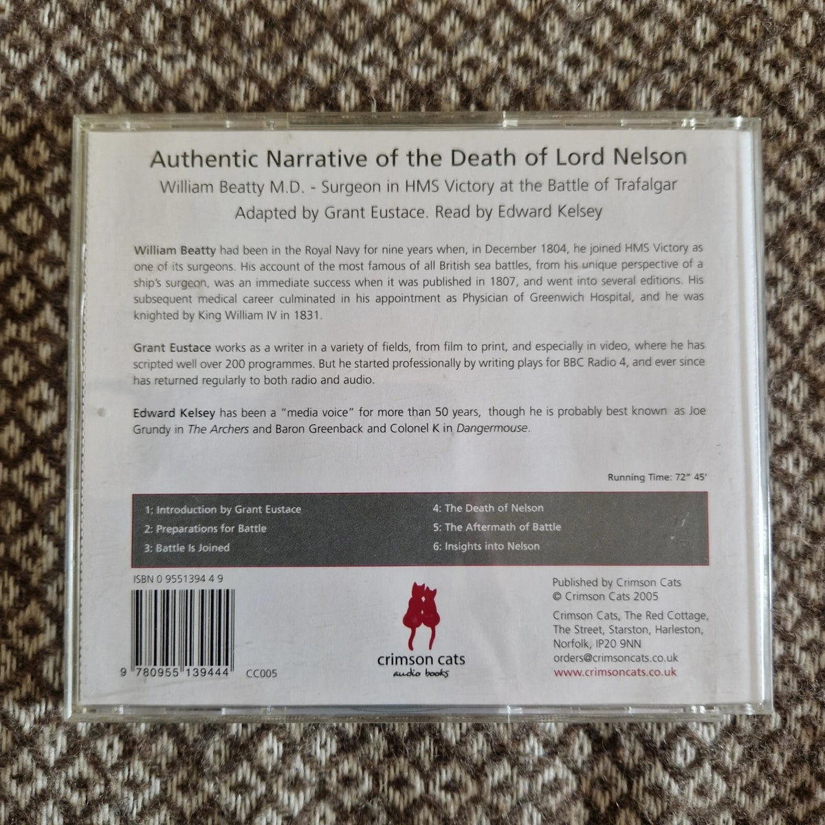 William Beatty, Grant Eustace, Edward Kelsey – Authentic Narrative Of / CD Album