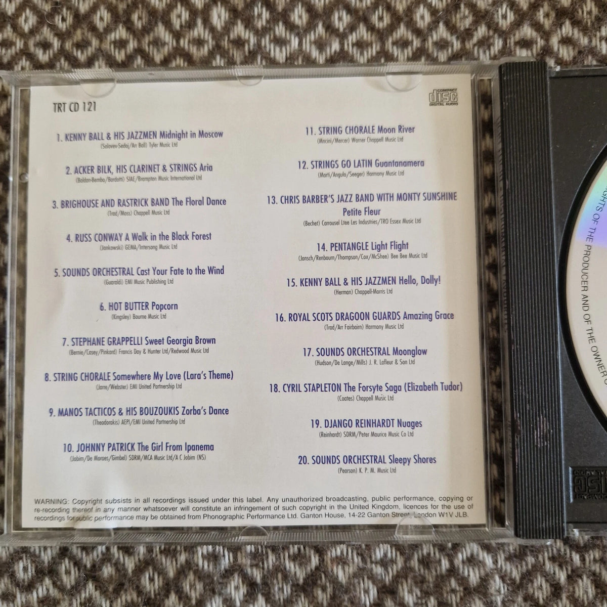 Various – Light Flight. Instrumental Favourites / CD Album
