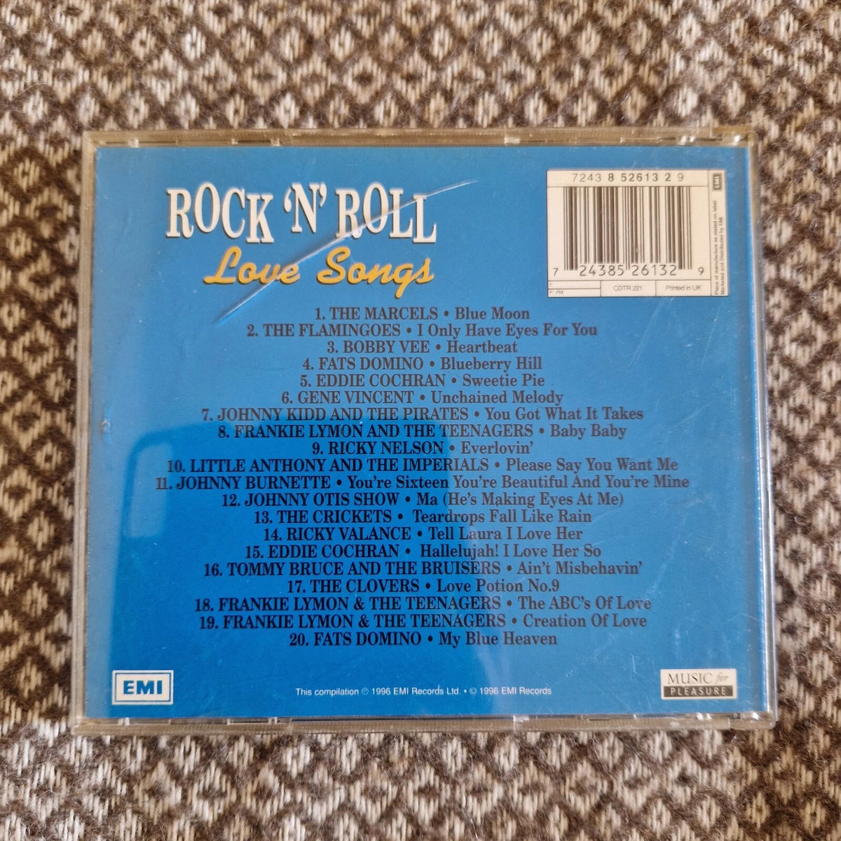 Various – Rock 'N' Roll Love Songs. Disc 1 / CD Album