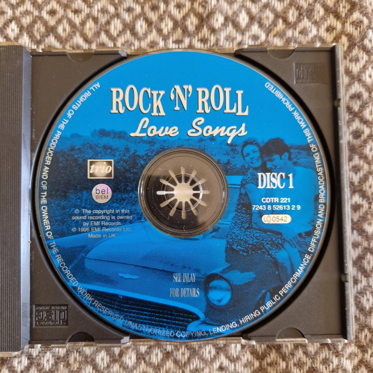 Various – Rock 'N' Roll Love Songs. Disc 1 / CD Album