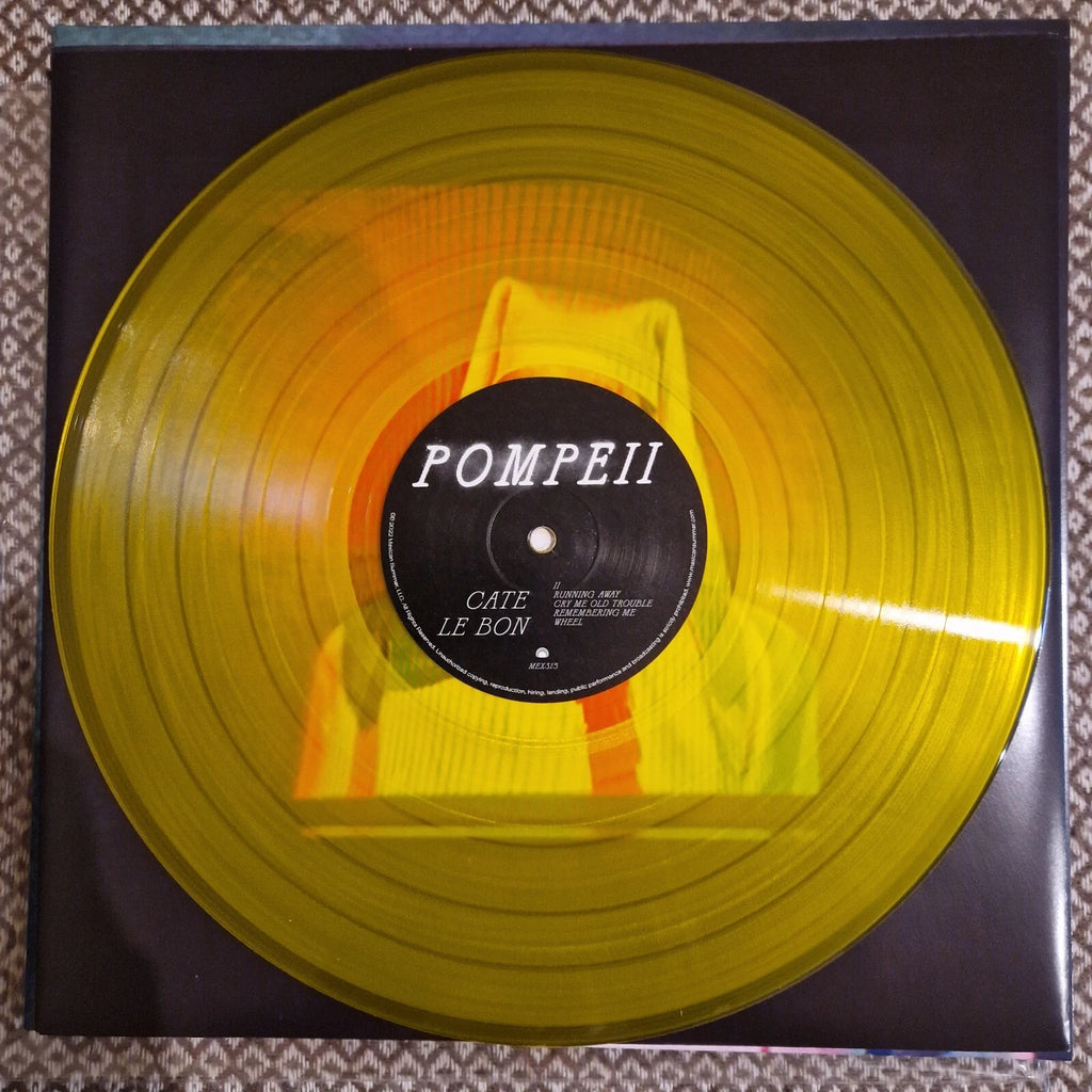 Cate Le Bon – Pompeii / Vinyl LP limited on Yellow + Signed Card