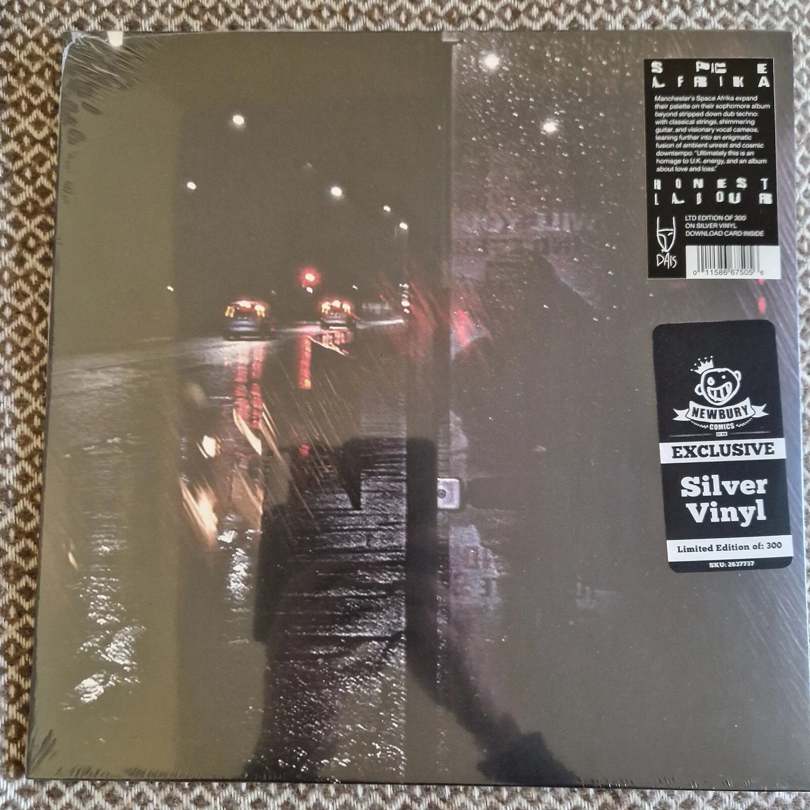Space Afrika - Honest Labour / Vinyl LP limited on SILVER