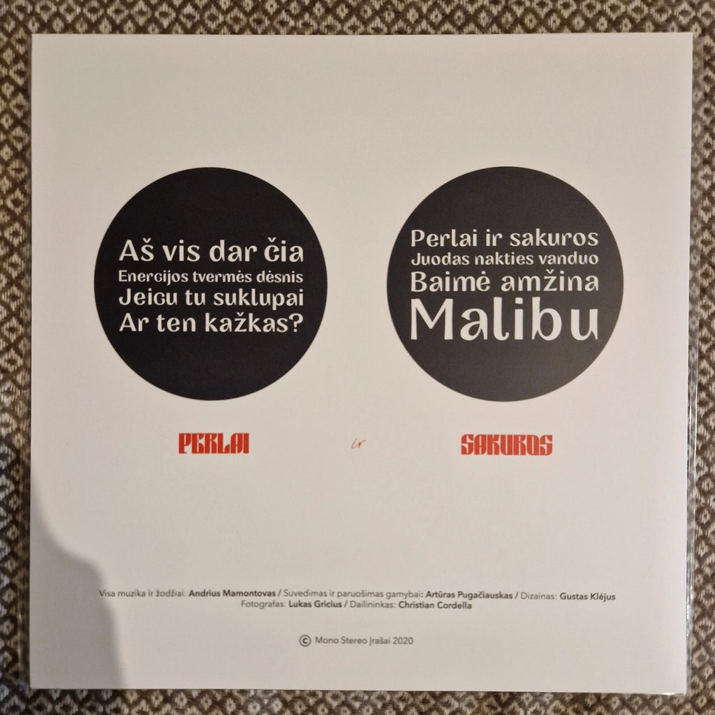 Andrius Mamontovas ‎– Perlai Ir Sakuros / Vinyl LP limited on White (Foje)