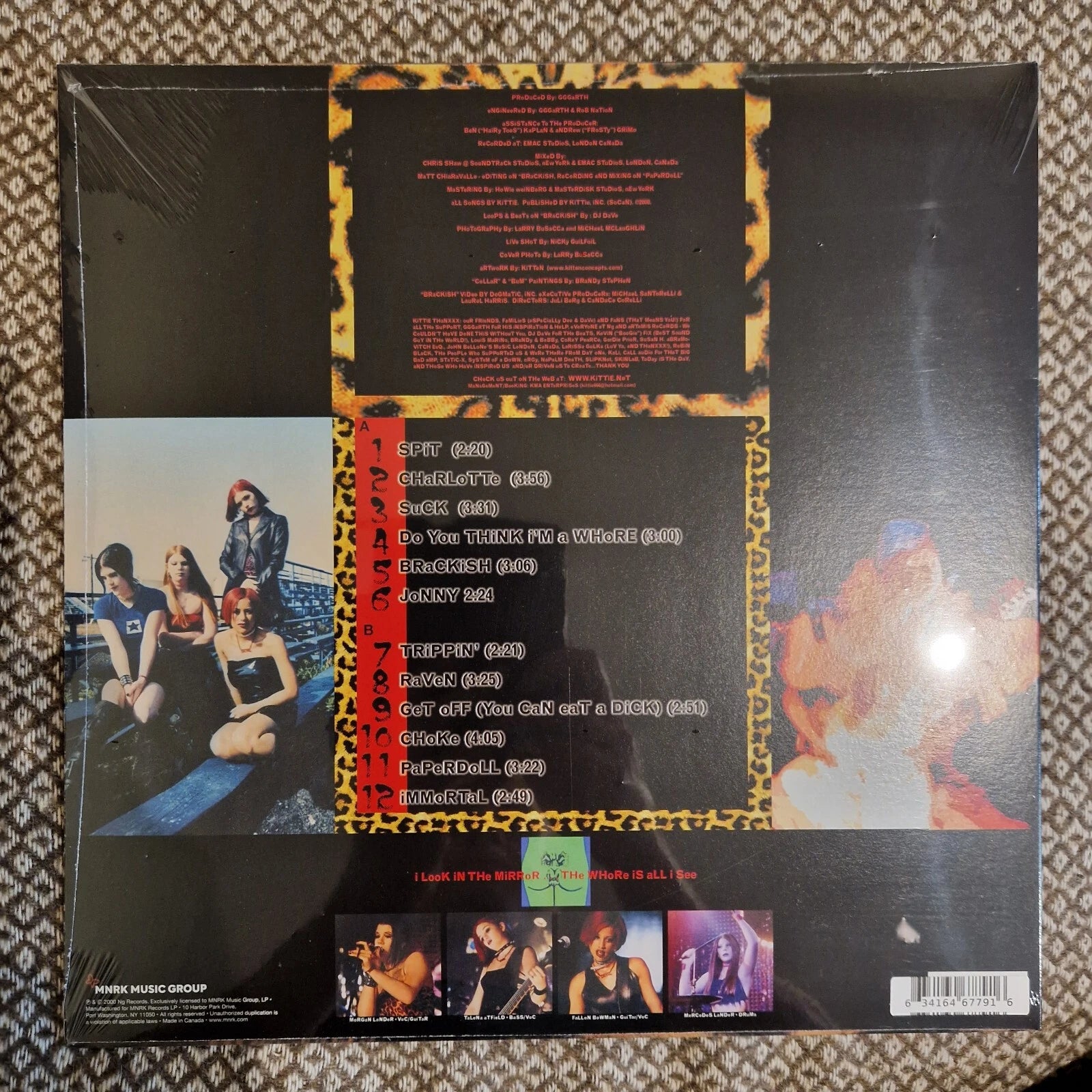 Kittie - Spit / Vinyl LP limited on Metallic Silver