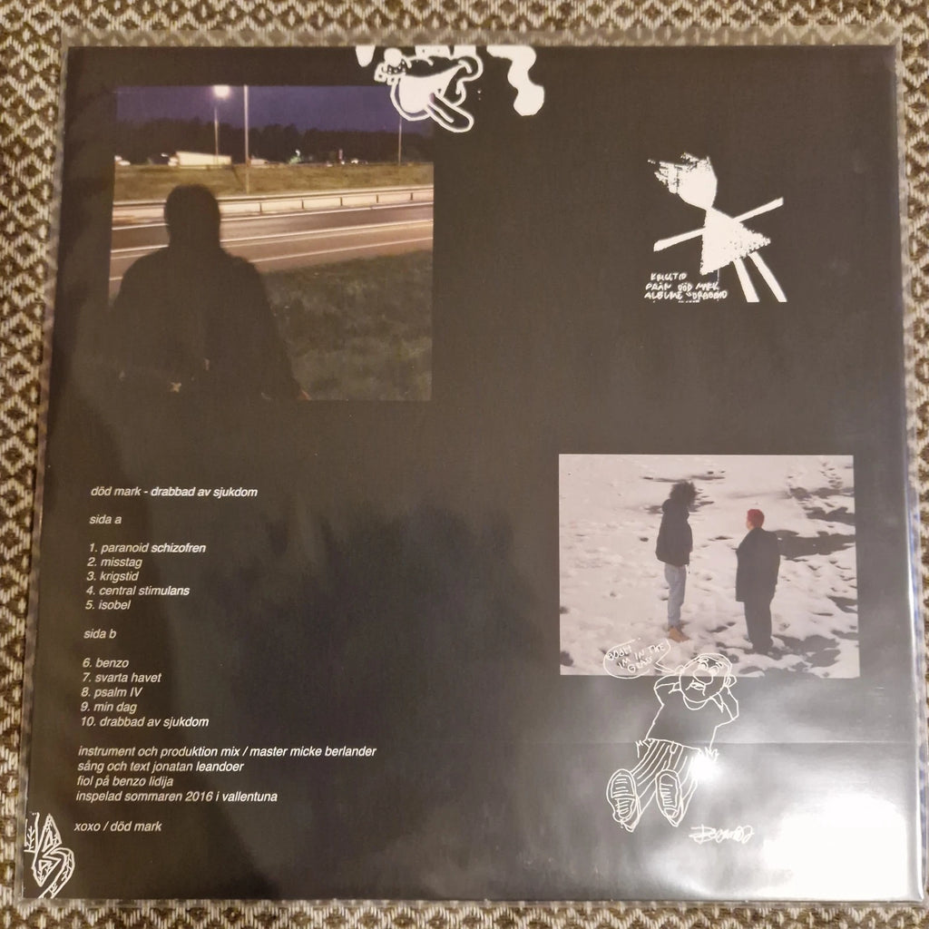 Död Mark ‎– Drabbad Av Sjukdom / Vinyl LP limited on COLORED