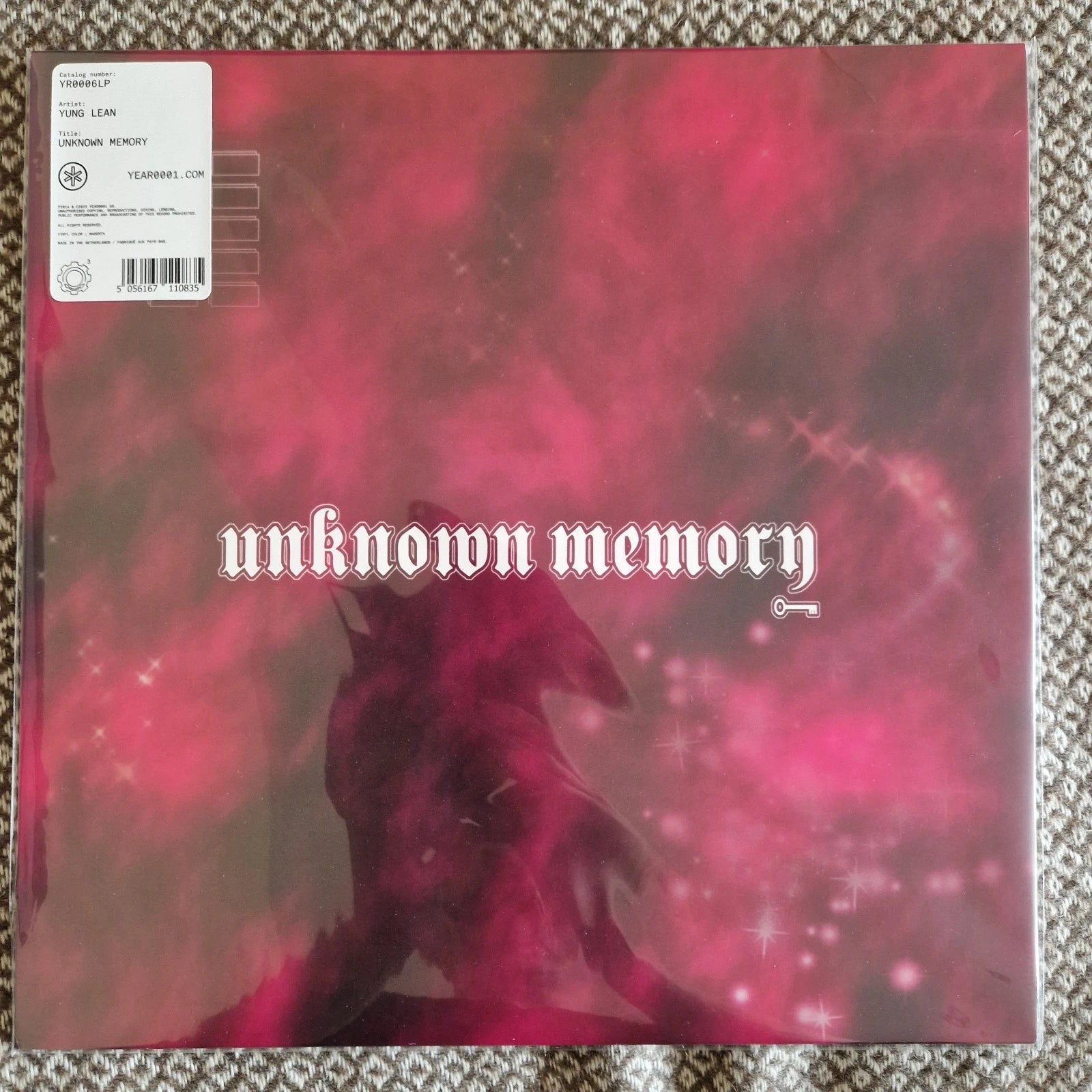 Yung Lean ‎– Unknown Memory / Vinyl LP limited on Magenta Transparent
