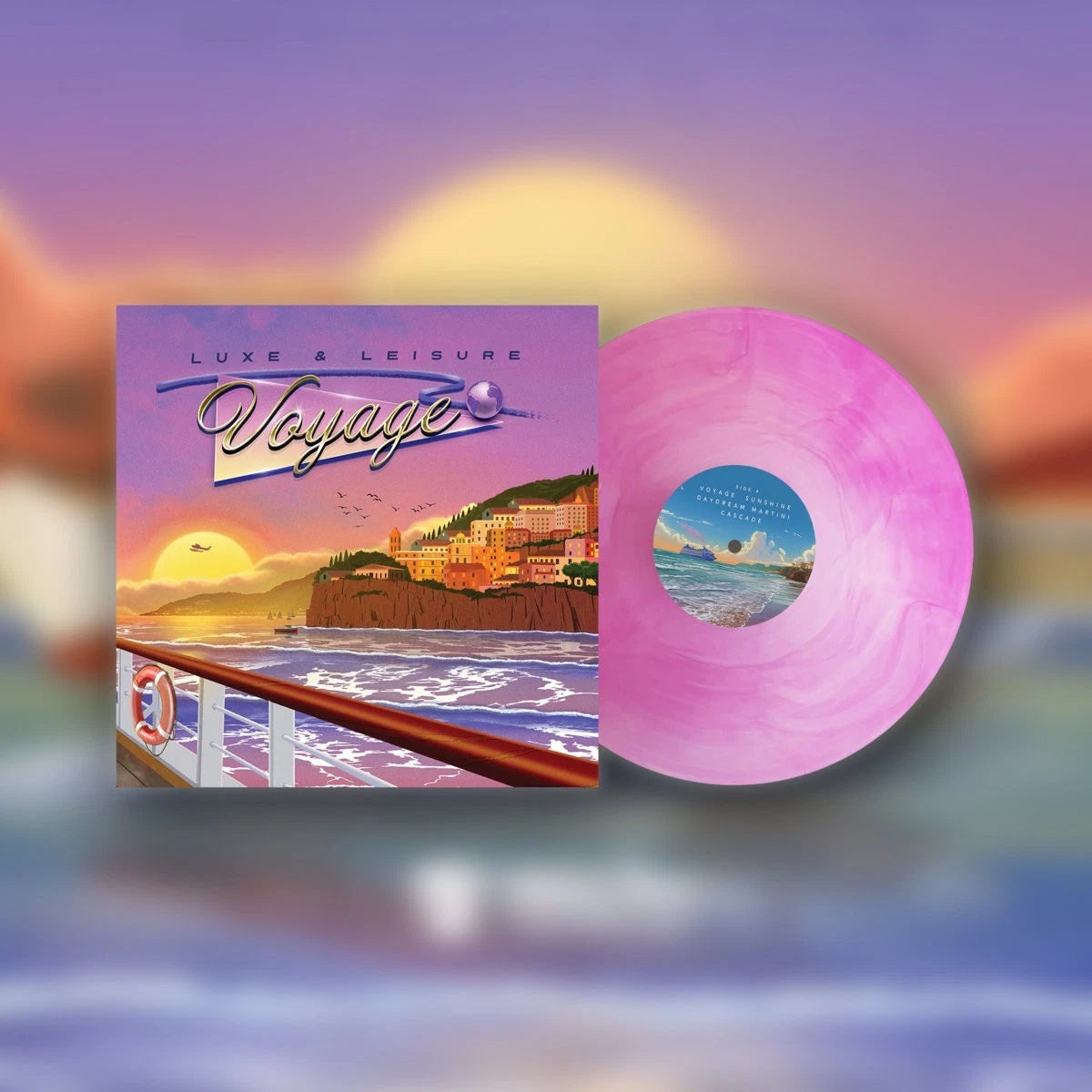 Luxe & Leisure - Voyage / Vinyl LP on Colored retrowave vaporwave presale