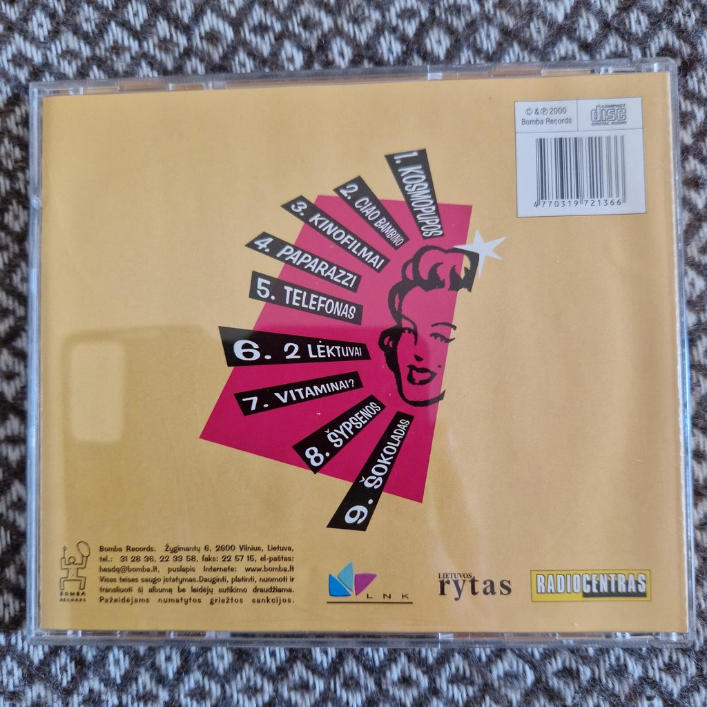 Biplan ‎– Jazz'e Tik Merginos / CD Album