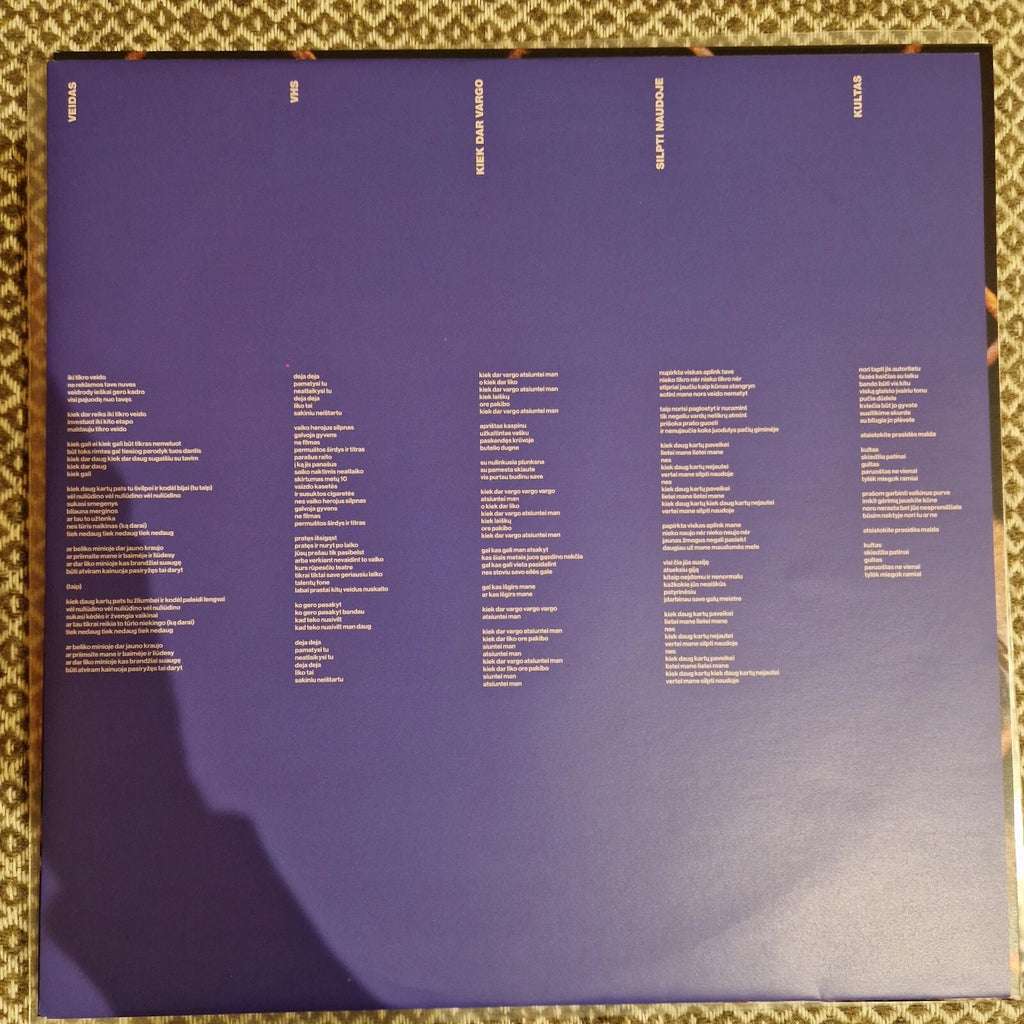 Ba. ‎– Turtas / Vinyl LP limited on Transparent Pink