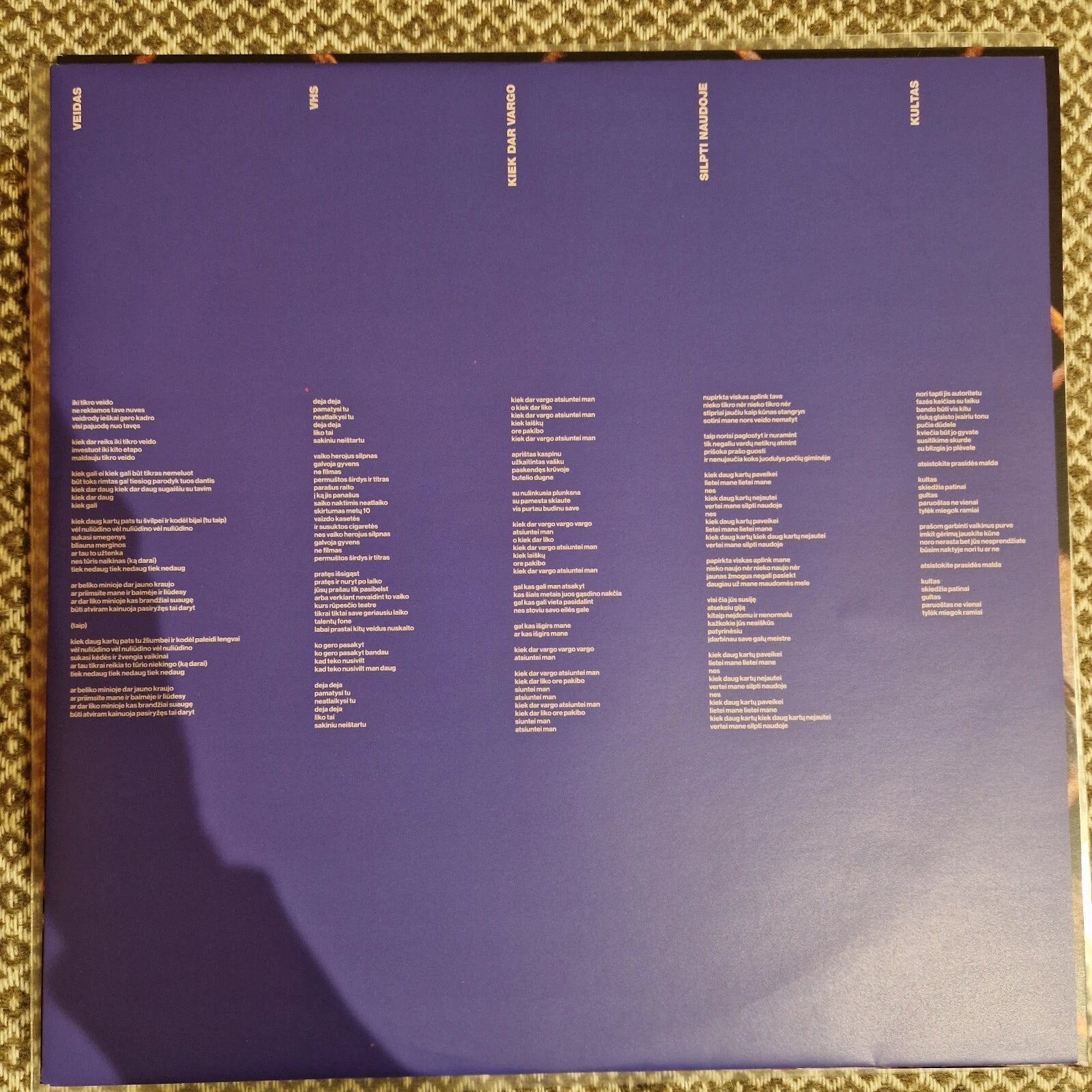 Ba. ‎– Turtas / Vinyl LP limited on Transparent Pink