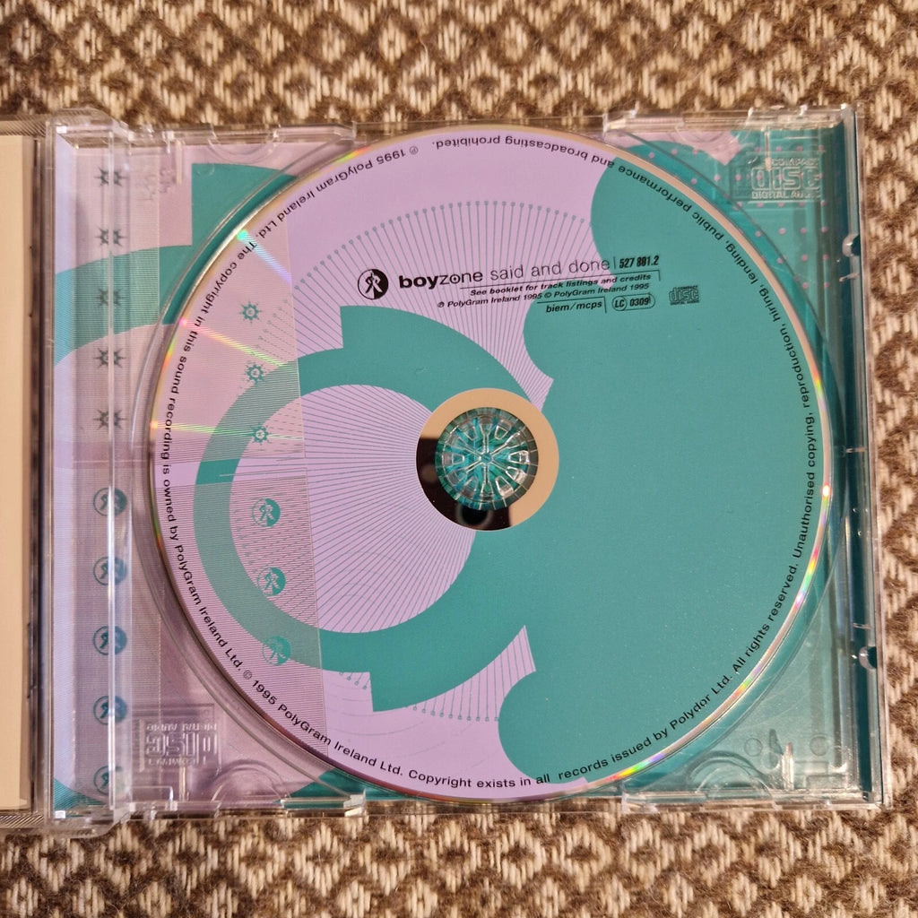 Boyzone – Said And Done / CD Album