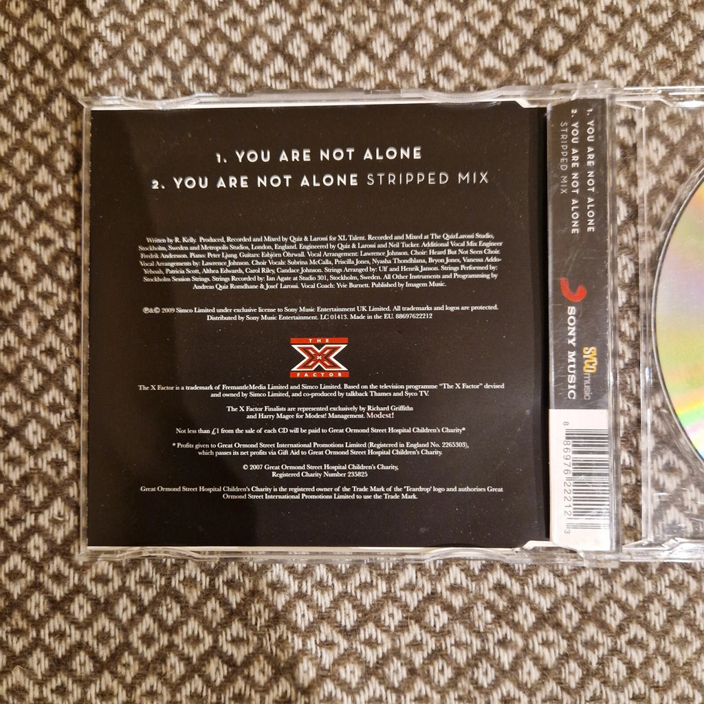 The X Factor Finalists* – You Are Not Alone / CD Single