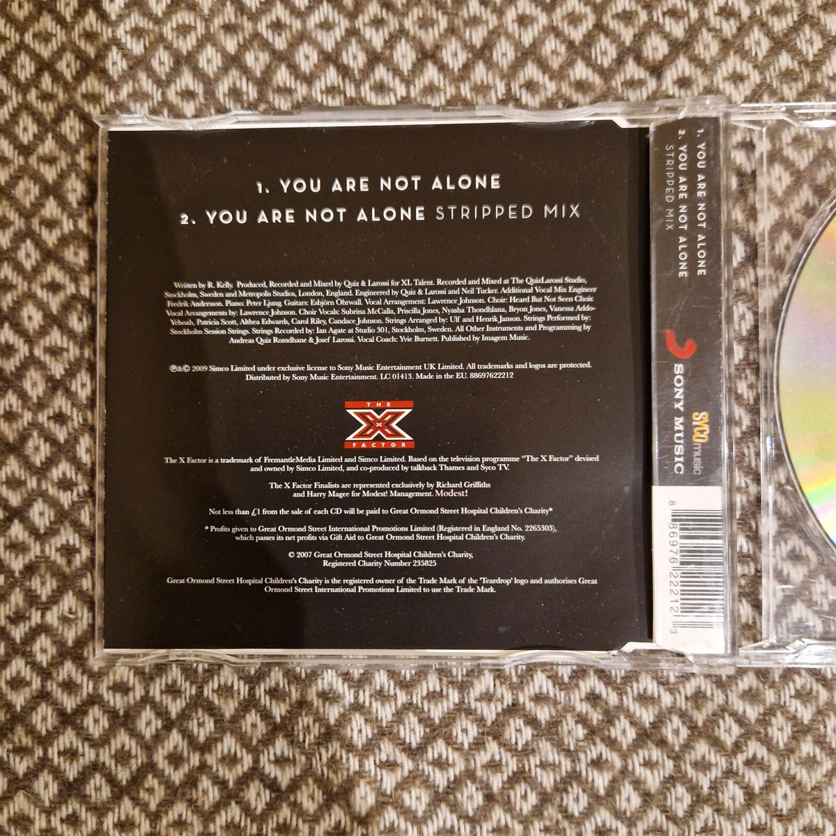 The X Factor Finalists* – You Are Not Alone / CD Single
