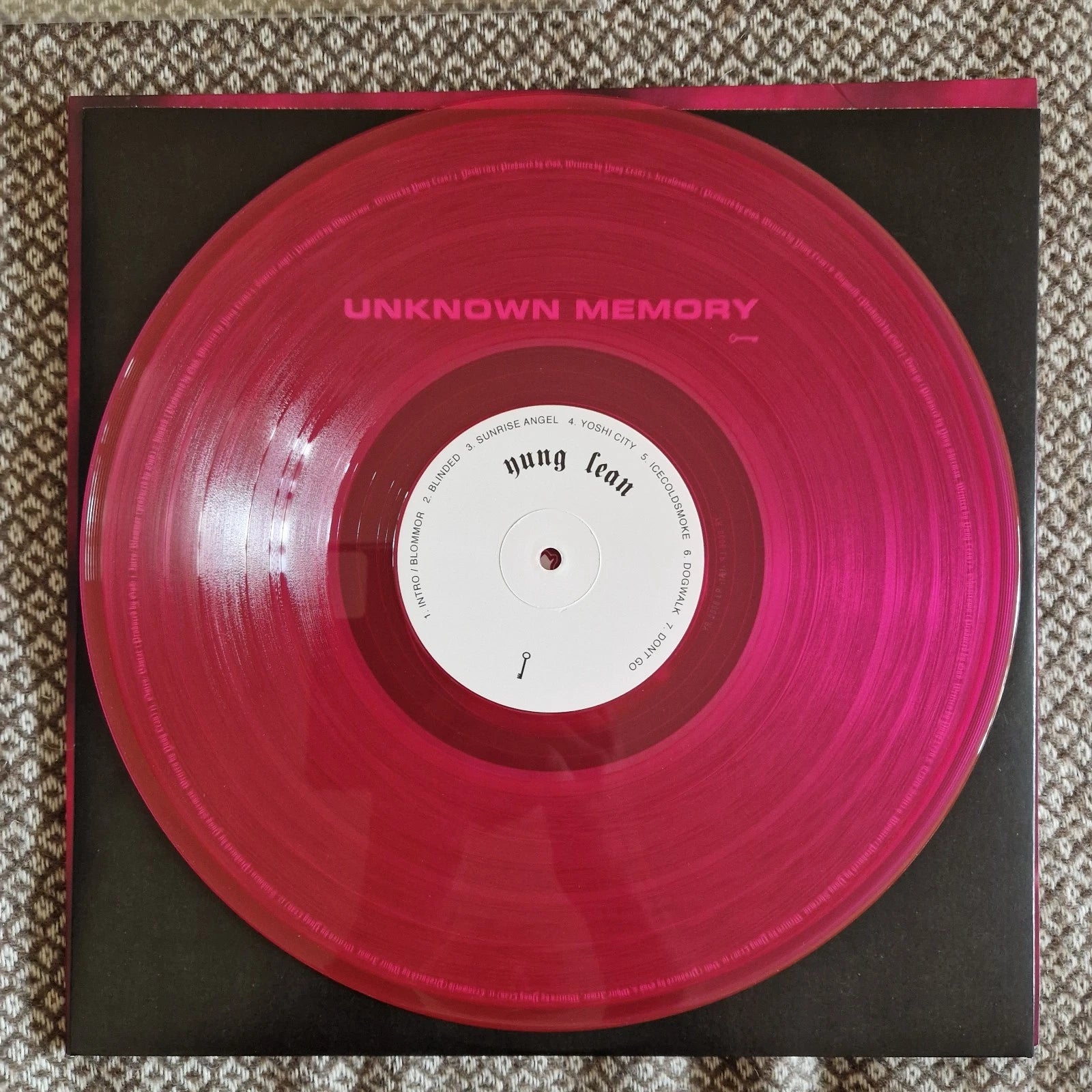 Yung Lean ‎– Unknown Memory / Vinyl LP limited on Magenta Transparent