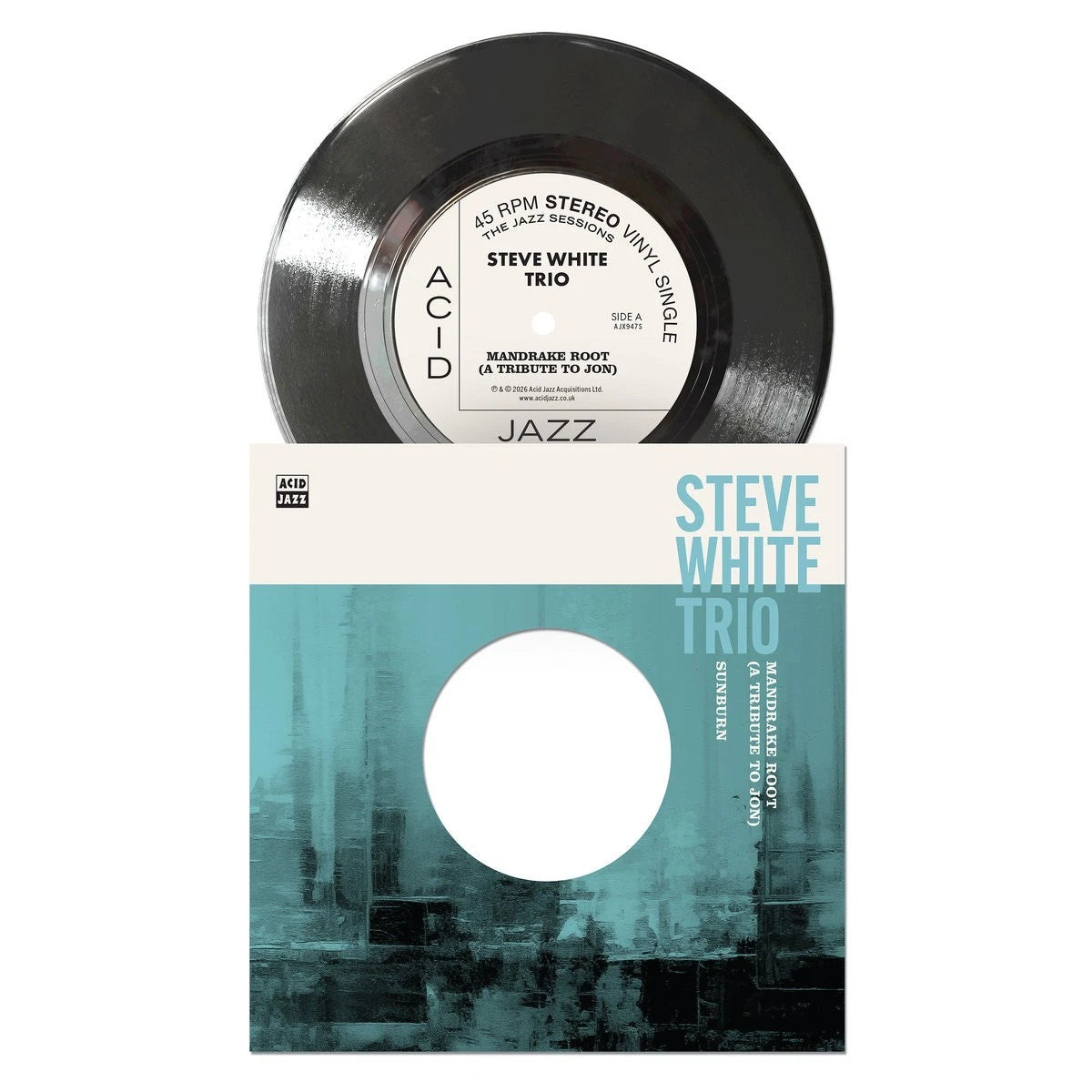 Steve White Trio - Mandrake Root (A Tribute To Jon) / Vinyl 7" presale