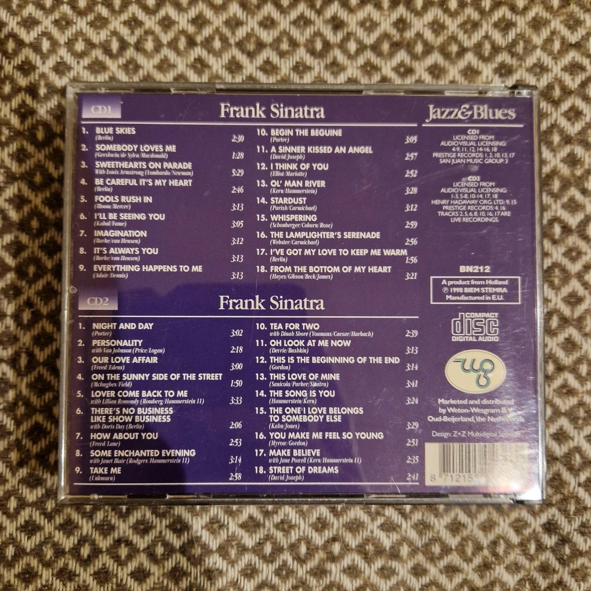 Frank Sinatra – Frank Sinatra / CD Album