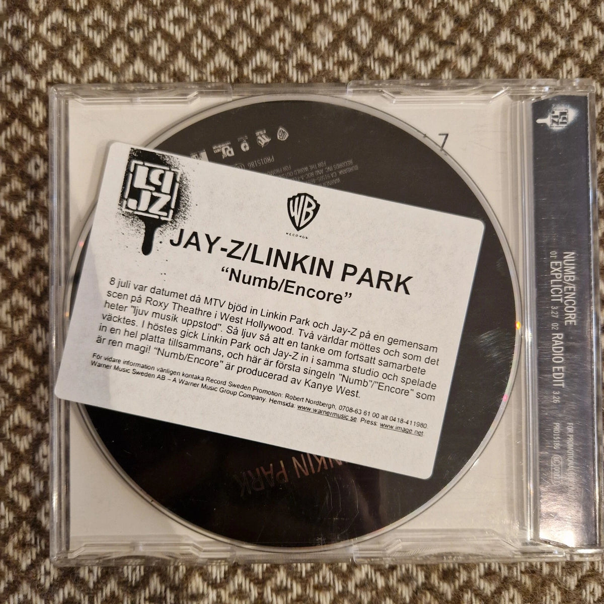 Jay-Z / Linkin Park – Numb / Encore / CD Single