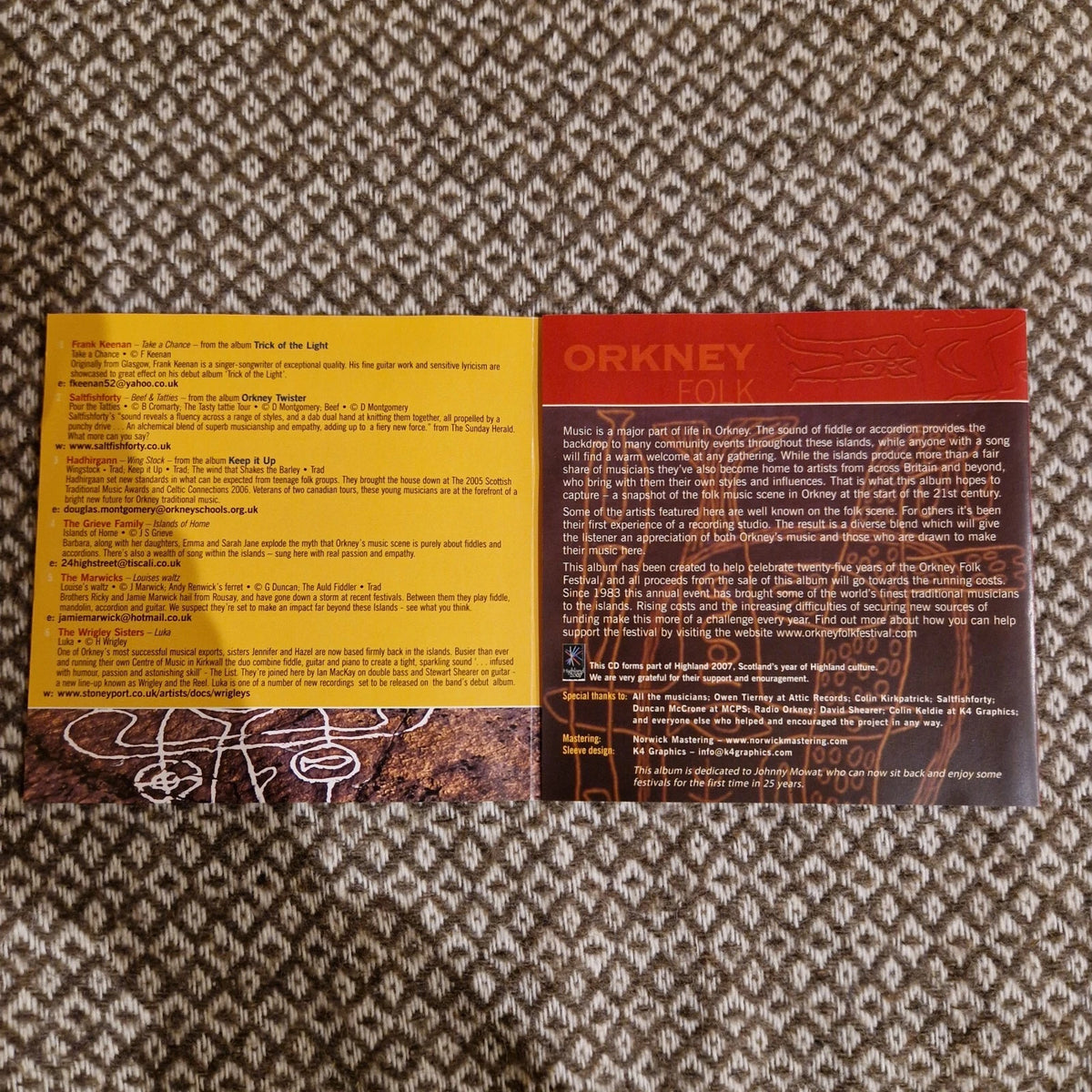 Various – Orkney Folk / CD Album