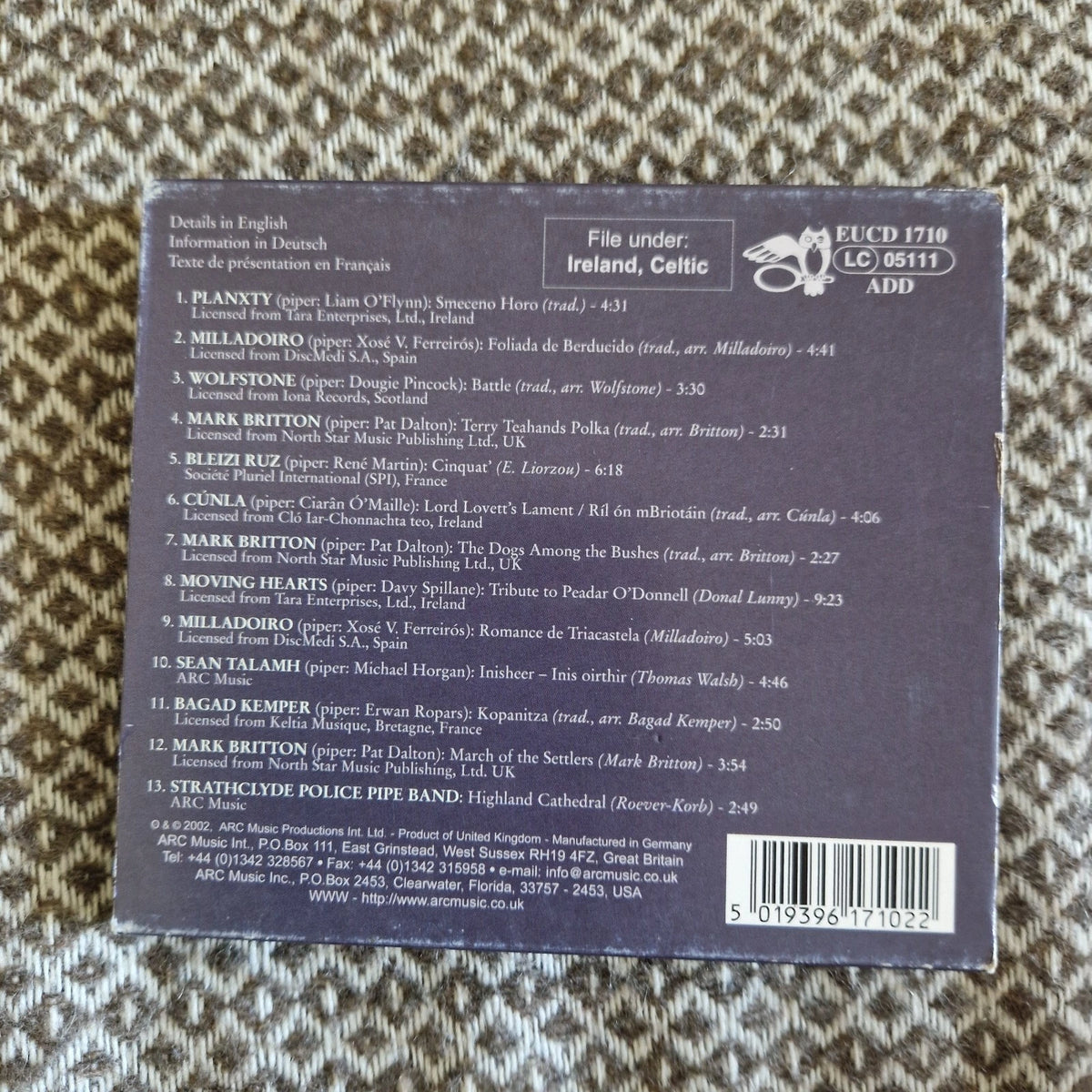 Various – The Gathering - Great Celtic Pipers / CD Album