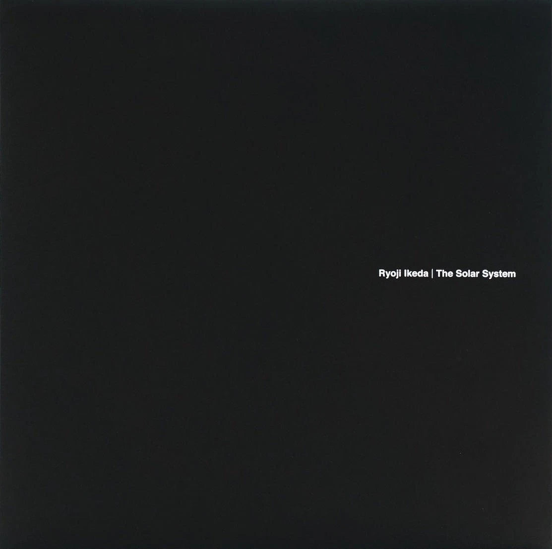 Ryoji Ikeda - The Solar System / Vinyl LP