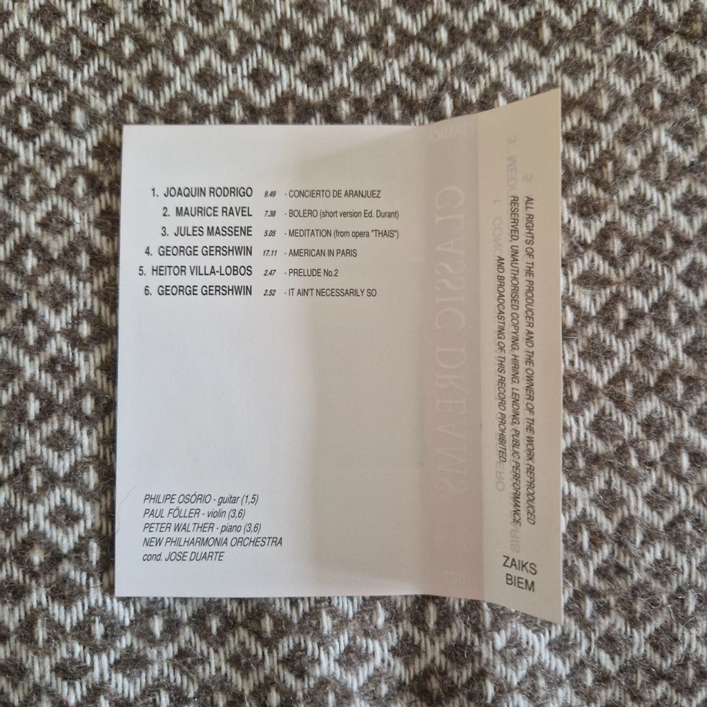 Various – Classic Dreams. Volume 2 / Cassette Album