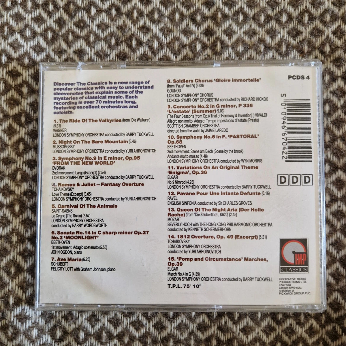Various – Discover The Classics • Master Disc / CD Album