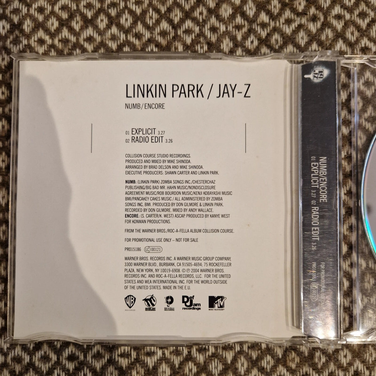 Jay-Z / Linkin Park – Numb / Encore / CD Single