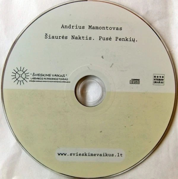Andrius Mamontovas ‎– Šiaurės Naktis. Pusė Penkių / CD Album (Foje)