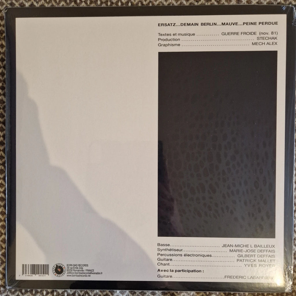 Guerre Froide - Guerre Froide / Vinyl 12" limited on Colored