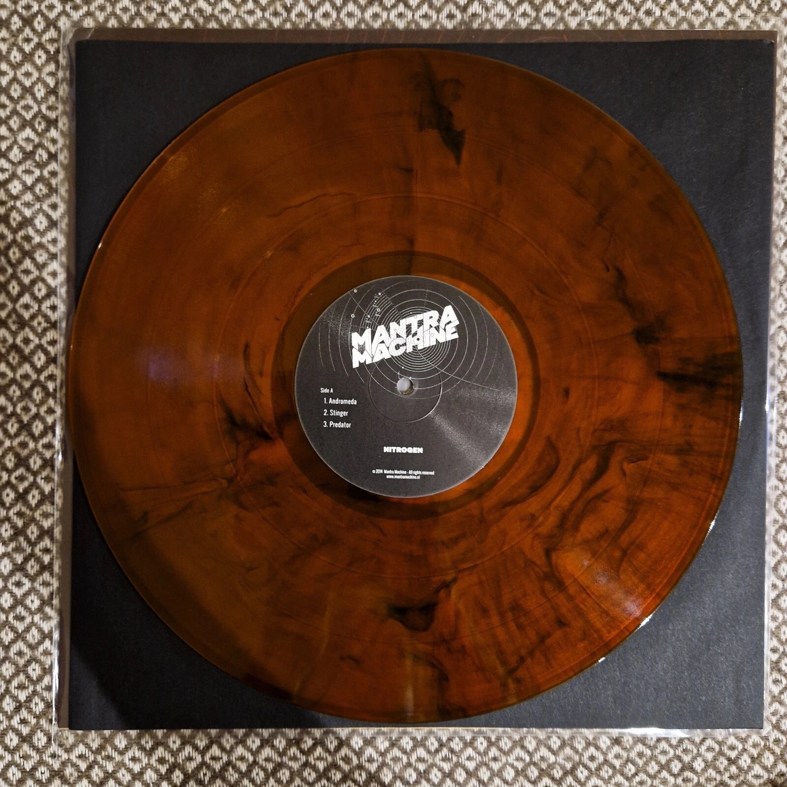 Mantra Machine - Nitrogen / Vinyl LP limited on Orange Transparant / Black Marbl