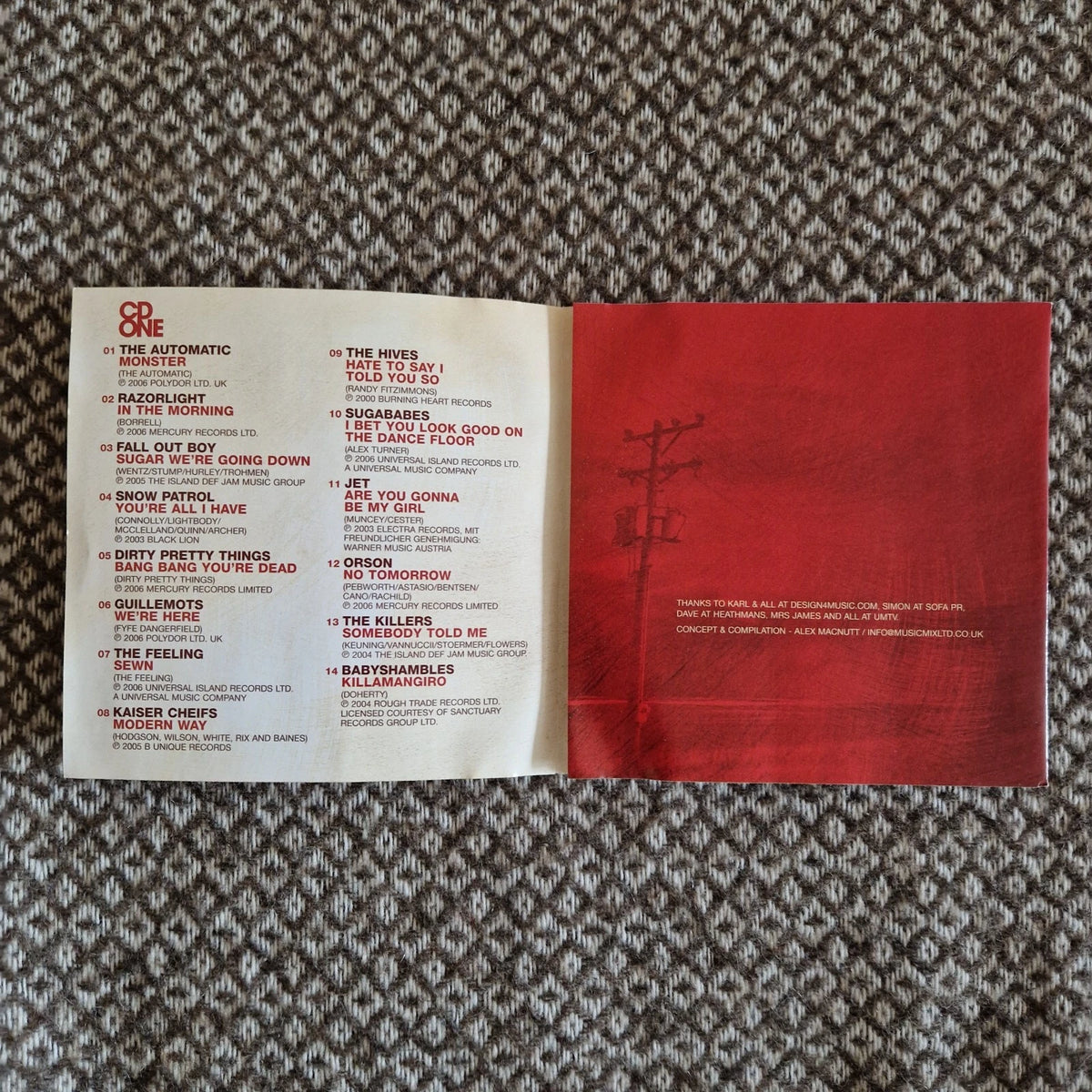 Various – The Anthems / CD Album Sleeve Only