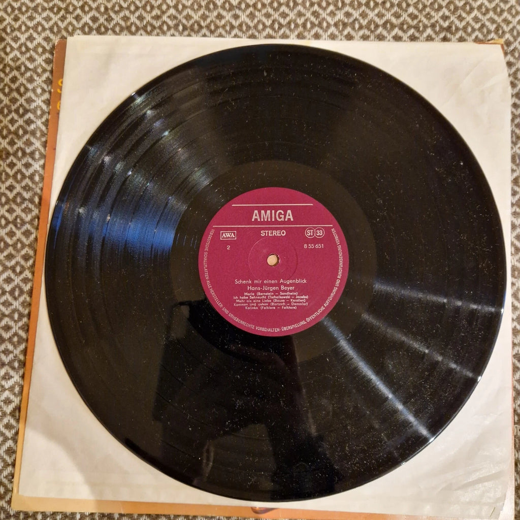 Hans-Jürgen Beyer ‎– Schenk Mir Einen Augenblick / Vinyl LP