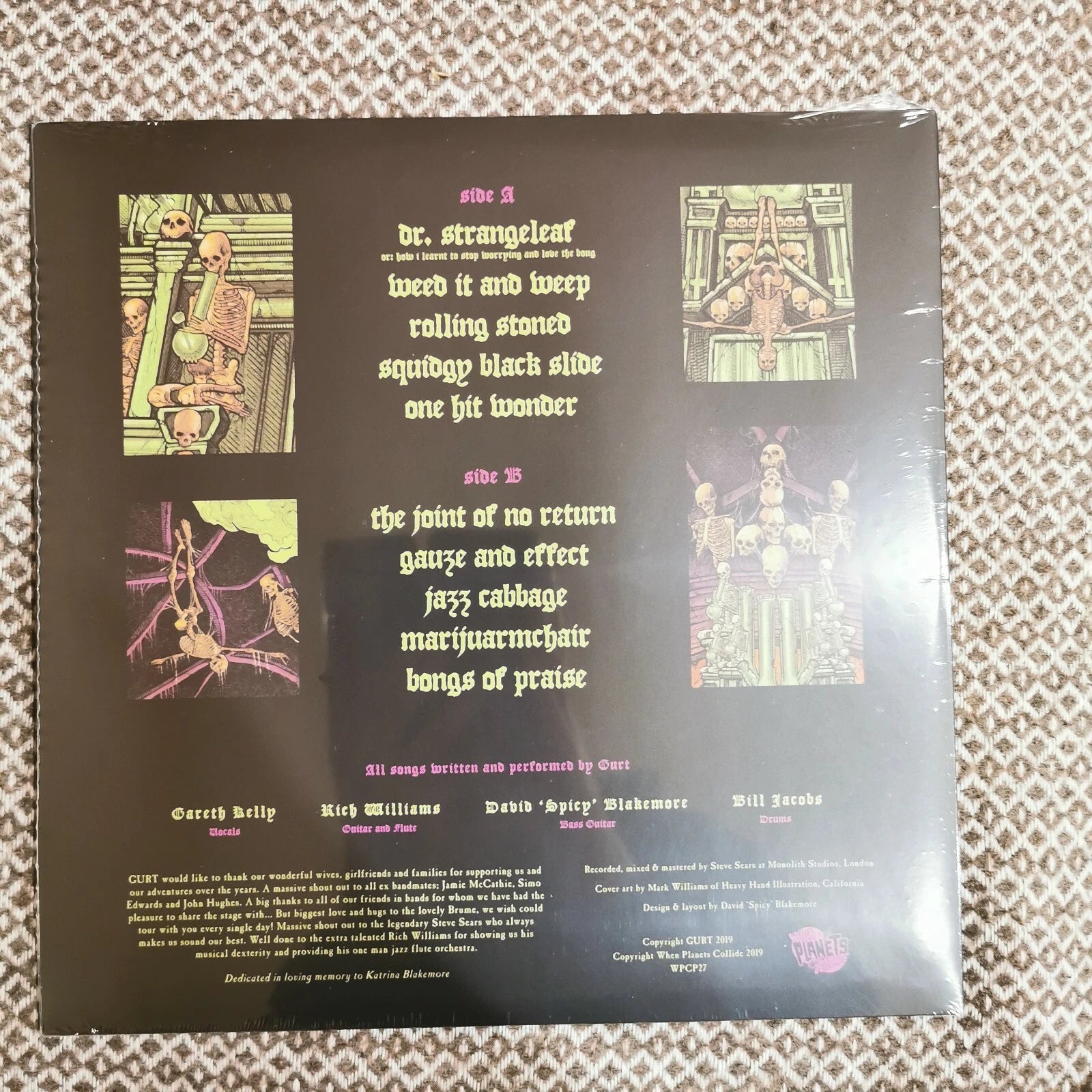 Gurt - Bongs Of Praise / Vinyl LP limited edition on Purple