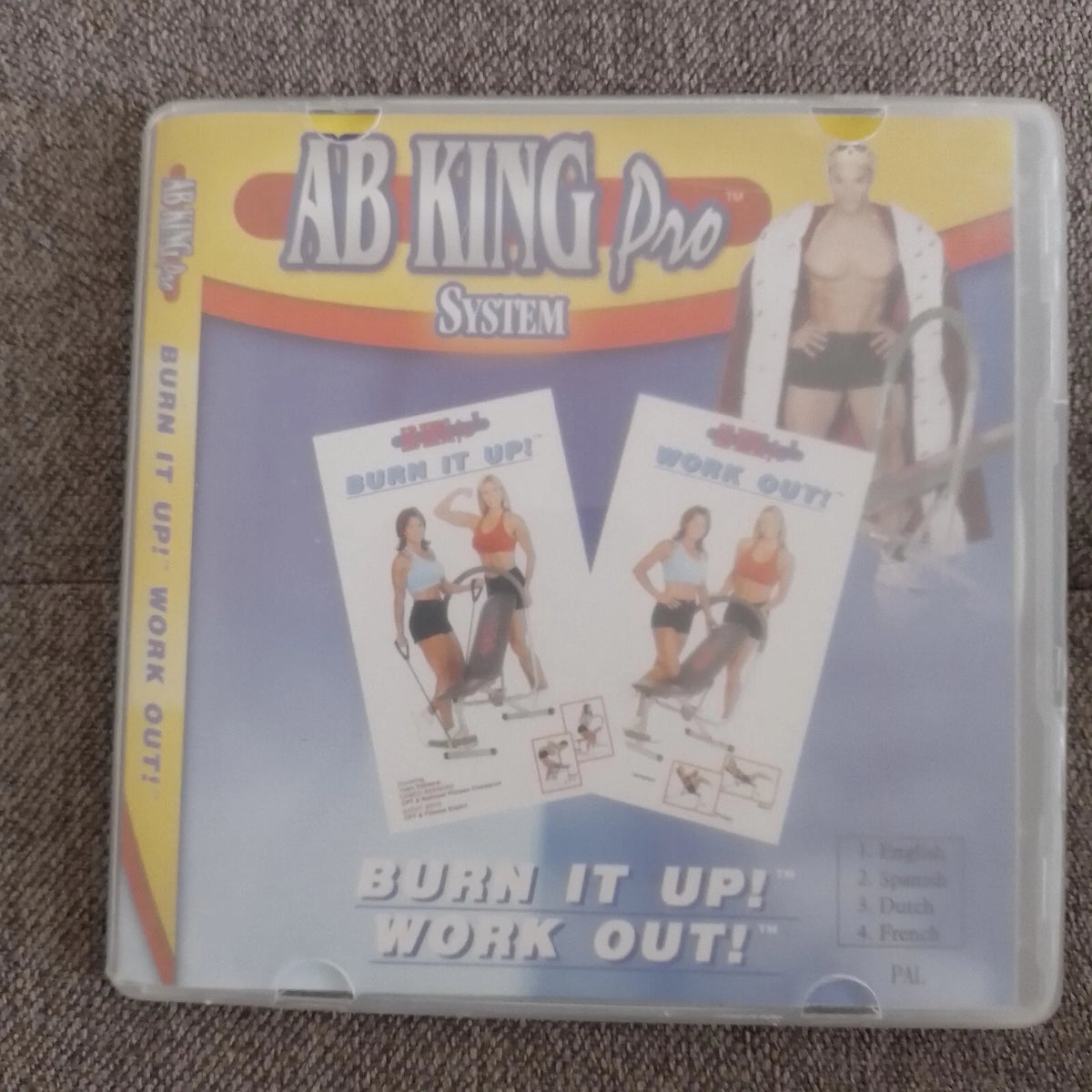 AB King Pro System DVD Burn It Up! Work Out!