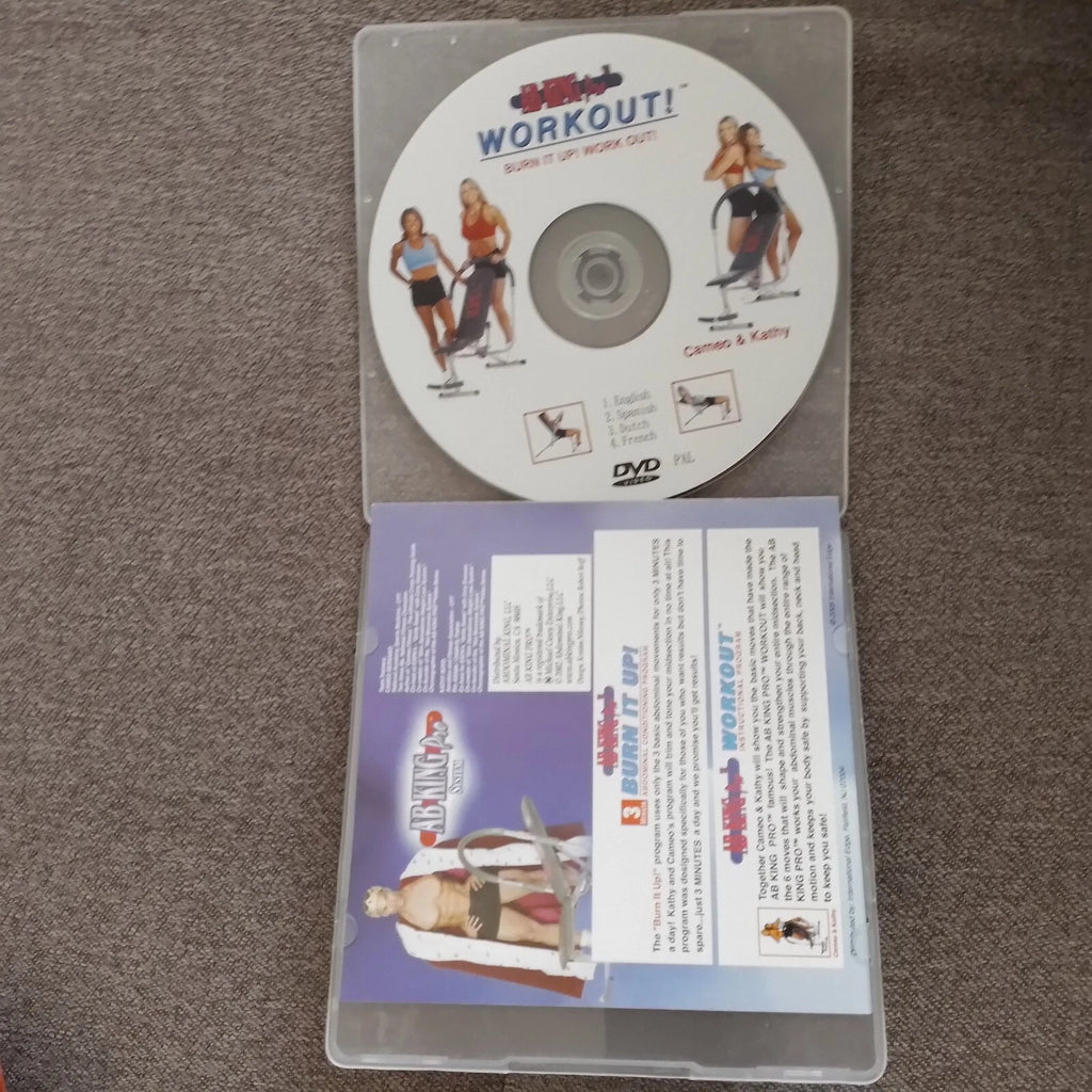 AB King Pro System DVD Burn It Up! Work Out!