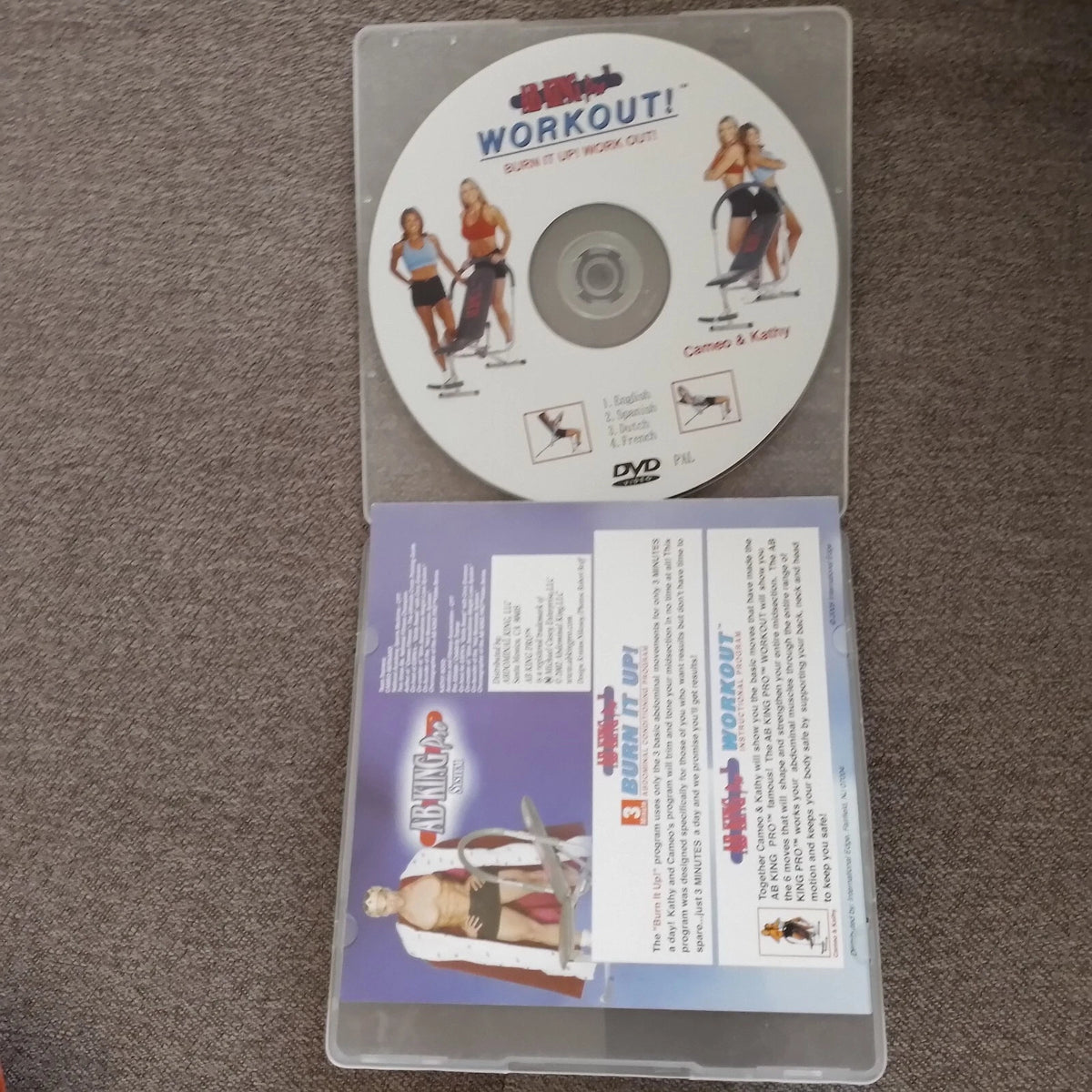 AB King Pro System DVD Burn It Up! Work Out!