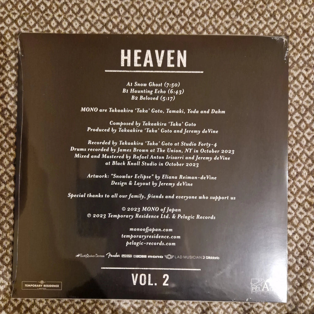 MONO - Heaven Vol. 2 / Vinyl 10" limited on Snowlar Eclipse
