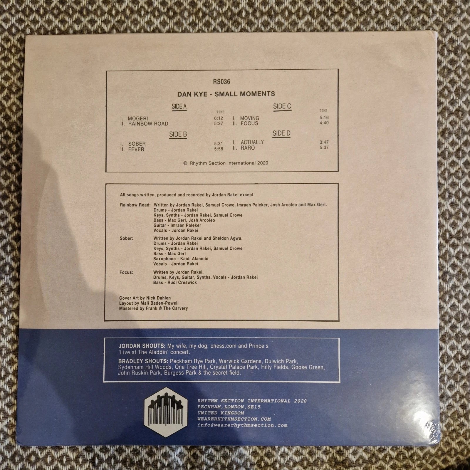 Dan Kye - Small Moments / Vinyl 2LP