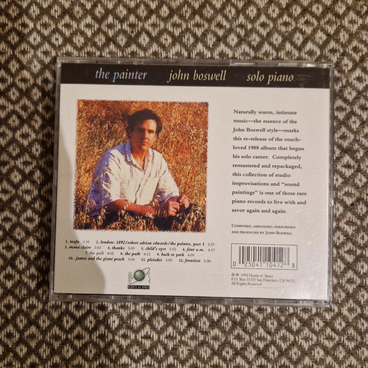 John Boswell – The Painter / CD Album