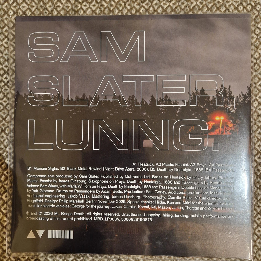 Sam Slater – Lunng / Vinyl LP